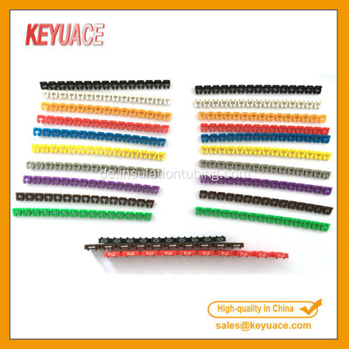 POM Colorful Numeric und Letter Kabelmarkierungsstreifen